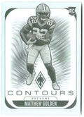 Matthew Golden Panini Phoenix - Contours 12 2025 Green Bay Packers