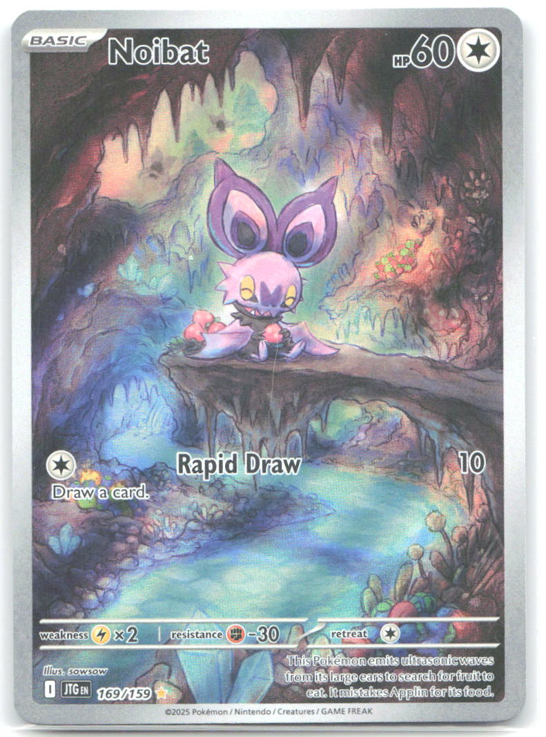 Noibat Holo Illustration Rare SV09: Journey Together 169/159 NM sowsow