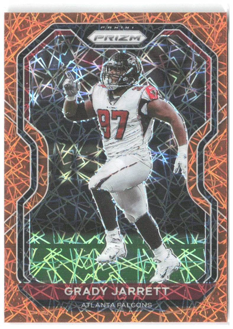 Grady Jarrett Panini Prizm - Prizm Lazer 231 2020 Atlanta Falcons