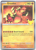 Groudon Holo Rare ME 30th Celebration 082/128 NM Takumi Wada