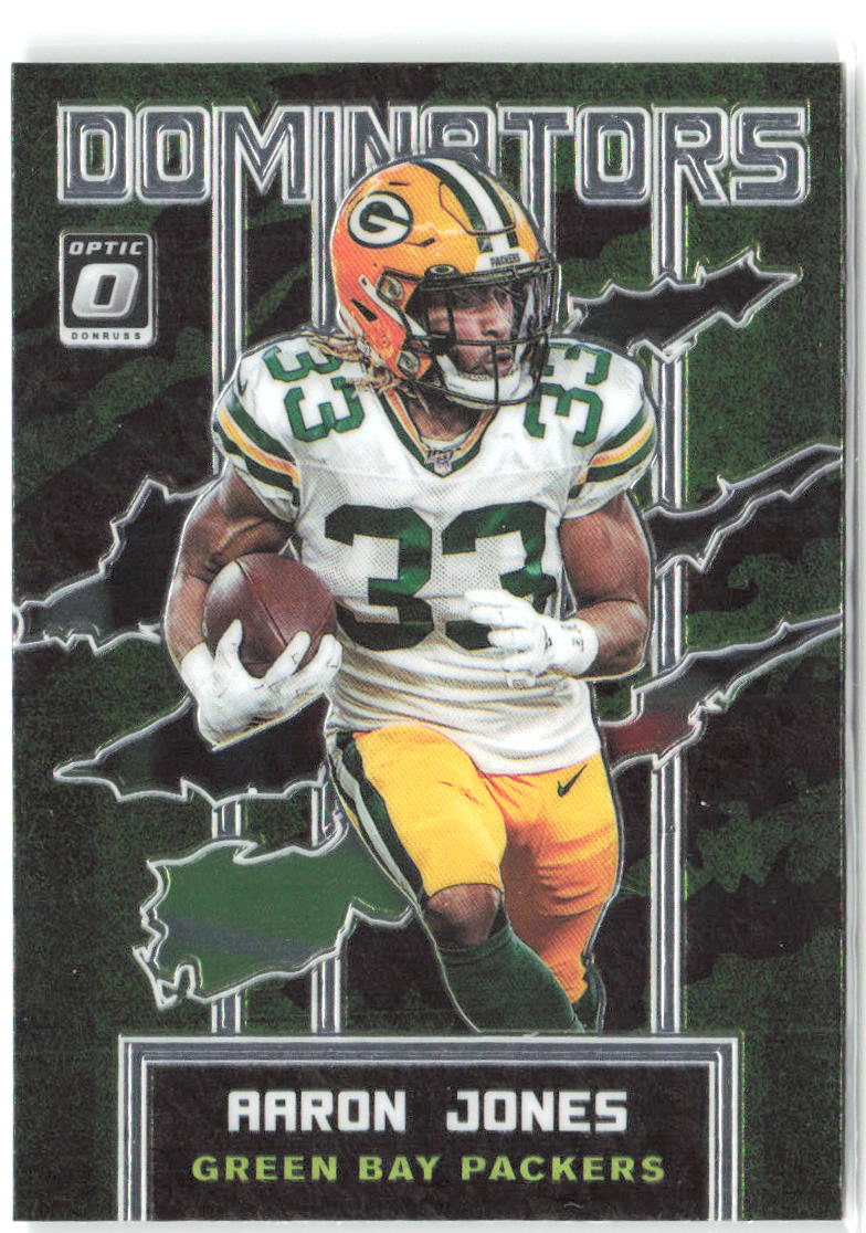 Aaron Jones Donruss Optic - Dominators DM-AJ 2020 Green Bay Packers