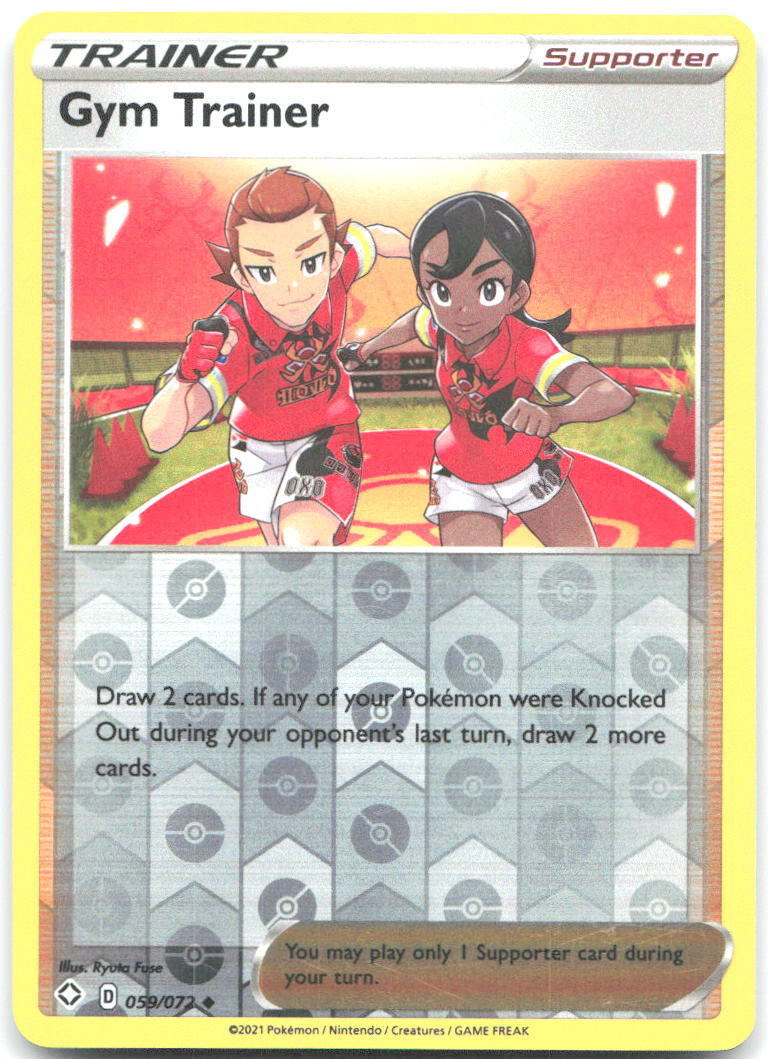Gym Trainer Reverse Holo Uncommon Shining Fates 059/072 NM Ryuta Fuse