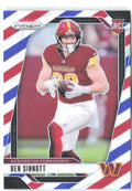 Ben Sinnott Panini Prizm - Red White and Blue 307 2024 Washington Commanders