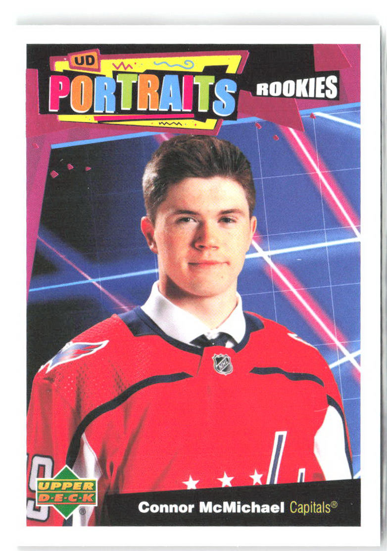 Connor McMichael Upper Deck - UD Portraits P-98 2020-21 Washington Capitals