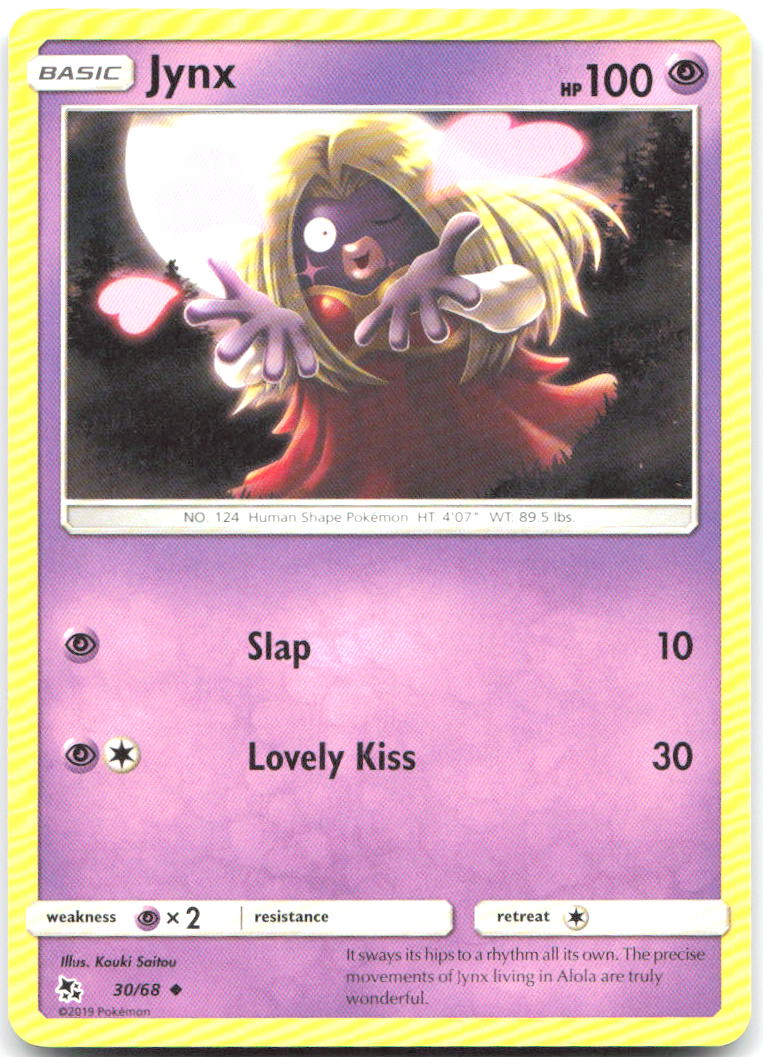 Jynx Uncommon Hidden Fates 30/68 NM Kouki Saitou