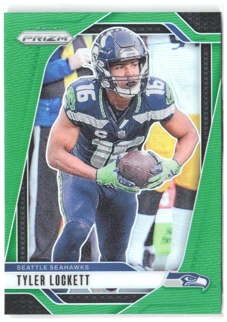 Tyler Lockett Panini Prizm - Green 262 2024 Seattle Seahawks