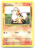 Growlithe Uncommon Base Set 2 042/130 LP Ken Sugimori