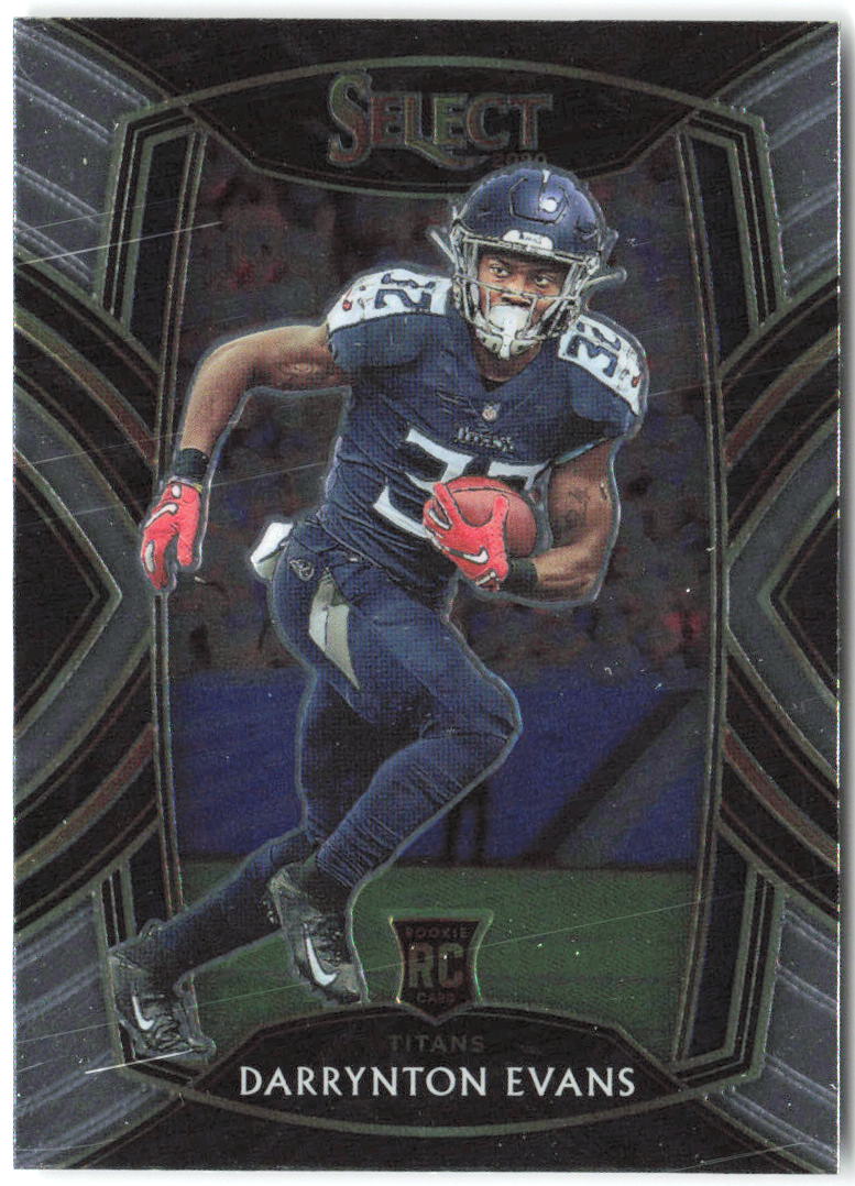 Darrynton Evans Panini Select 278 2020 Tennessee Titans RC