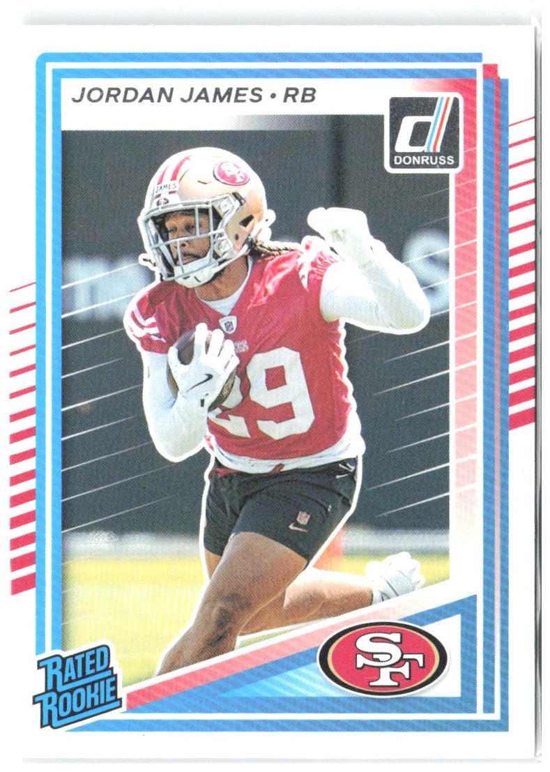 Jordan James Donruss 374 2025 San Francisco 49ers RC