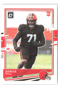 Jedrick Wills Donruss Optic - Holo 119 2020 Cleveland Browns