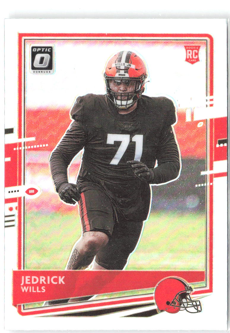 Jedrick Wills Donruss Optic - Holo 119 2020 Cleveland Browns