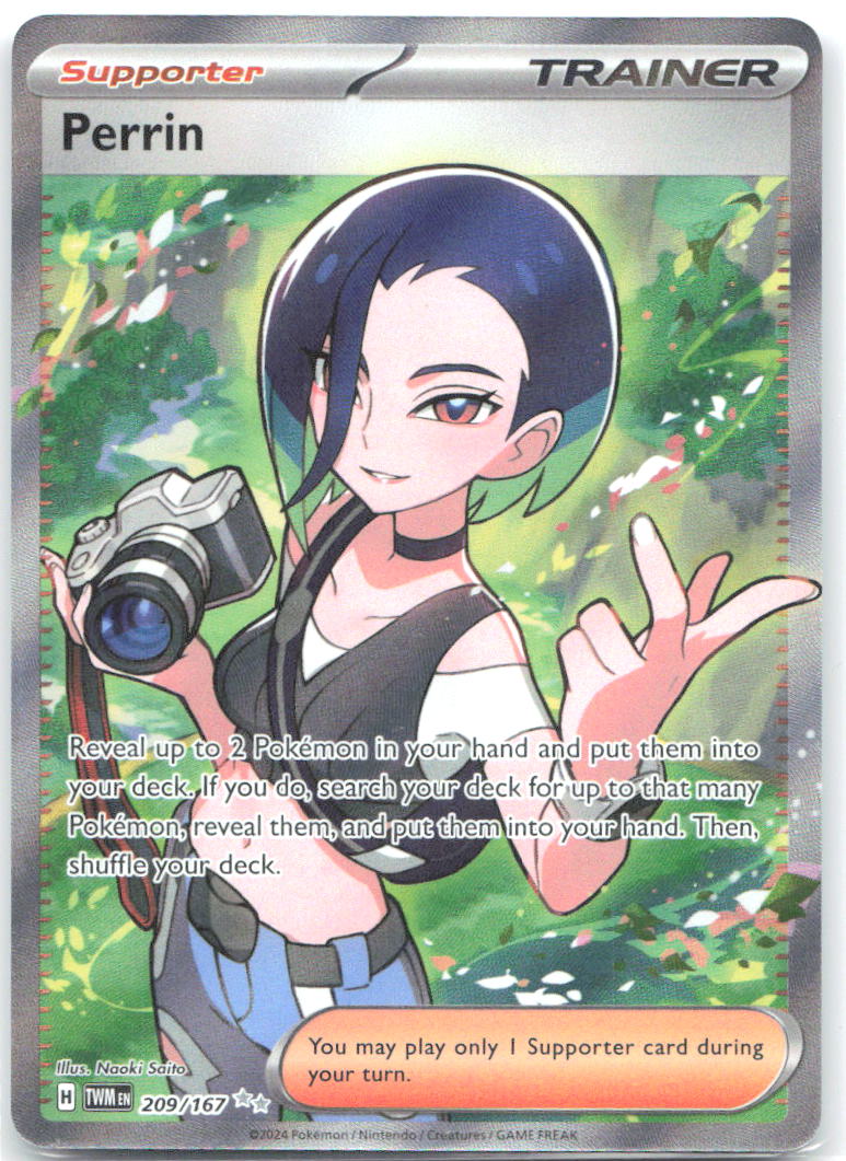 Perrin Holo Ultra Rare SV06: Twilight Masquerade 209/167 NM Naoki Saito