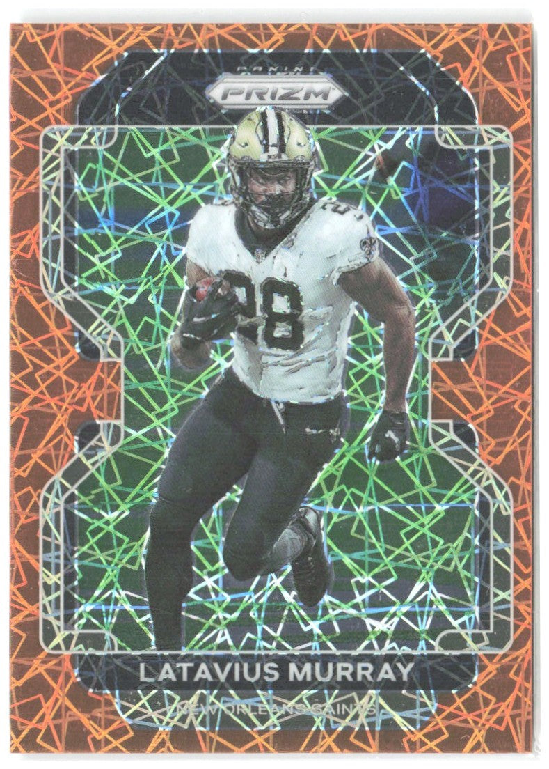 Latavius Murray Panini Prizm - Lazer 305 2021 New Orleans Saints
