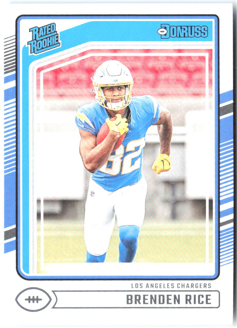 Brenden Rice Donruss 382 2024 Los Angeles Chargers RC
