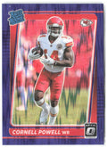 Cornell Powell Donruss Optic - Purple Shock 240 2021 Kansas City Chiefs