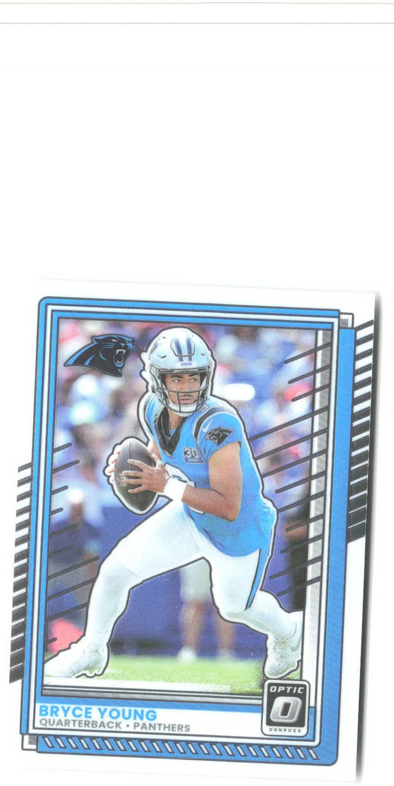 Bryce Young Donruss Optic 139 2025 Carolina Panthers