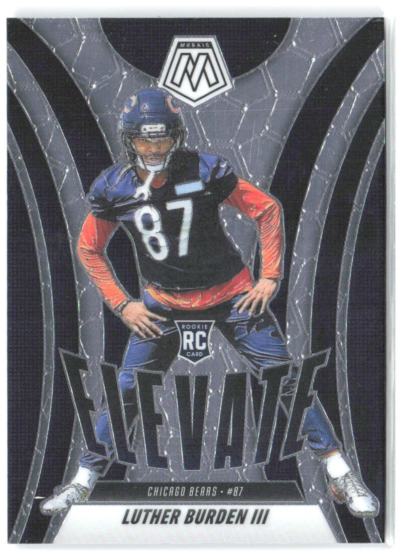 Luther Burden III Panini Mosaic - Elevate 7 2025 Chicago Bears