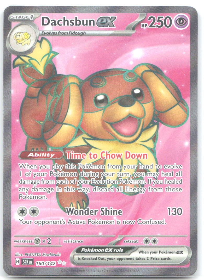 Dachsbun ex Holo Ultra Rare SV07: Stellar Crown 160/142 NM You Iribi