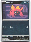 Maschiff Reverse Holo Common ME05 Pitch Black 057/084 NM ryoma uratsuka