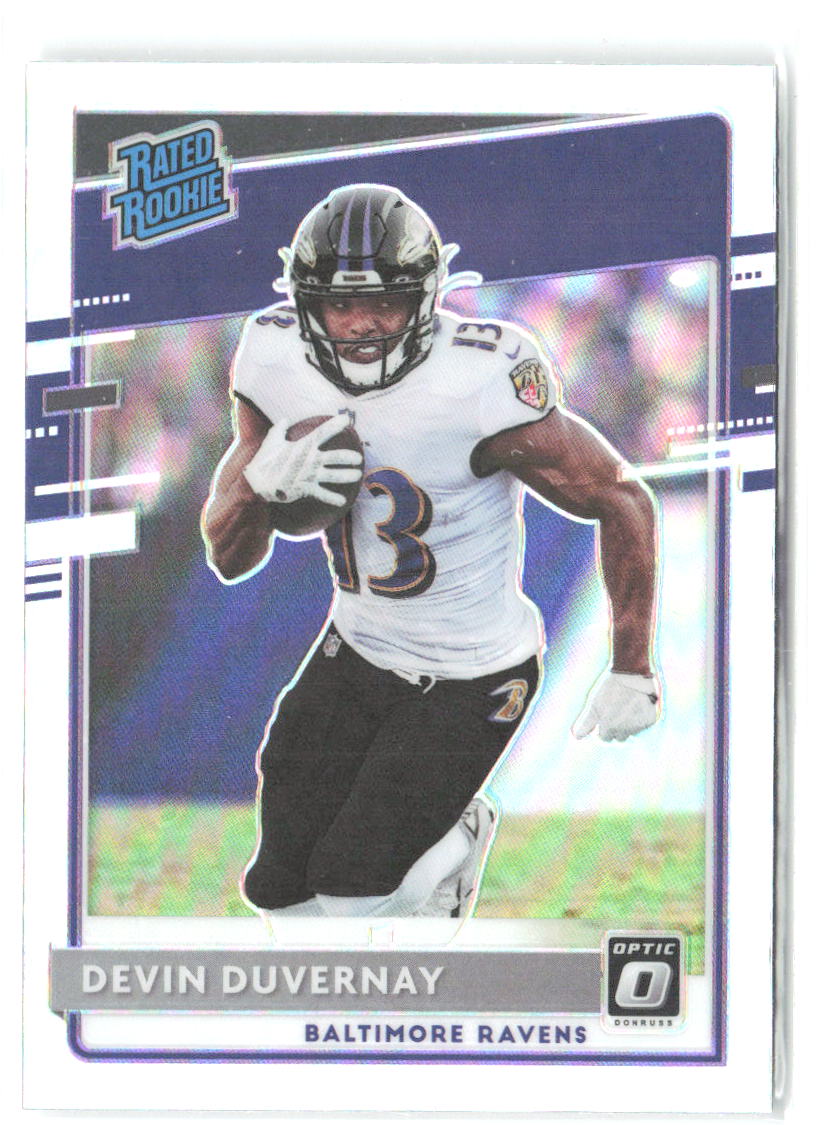 Devin Duvernay Donruss Optic - Holo 179 2020 Baltimore Ravens