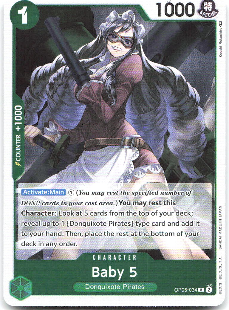Baby 5 034 Foil R Awakening of the New Era OP05 034 NM