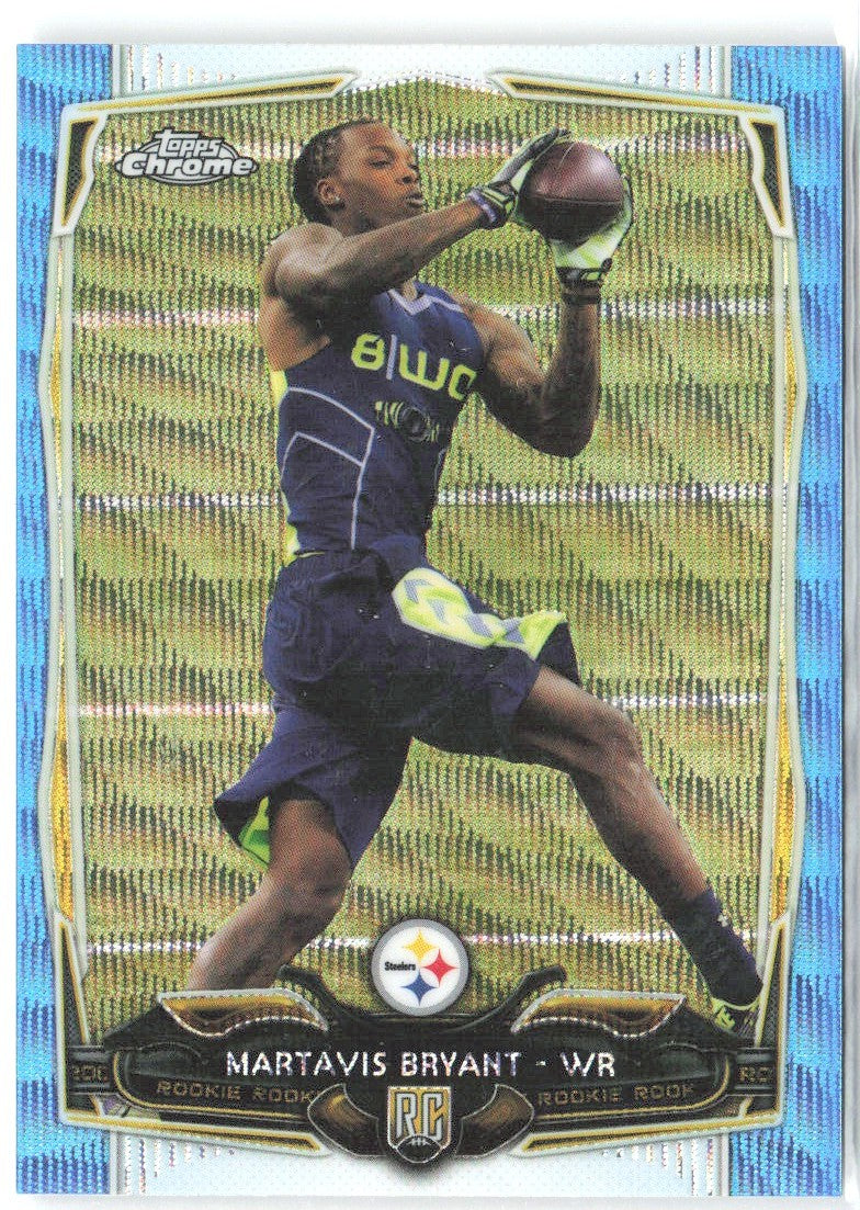 Martavis Bryant Topps Chrome - Blue Wave Refractor 133 2014 Pittsburgh Steelers