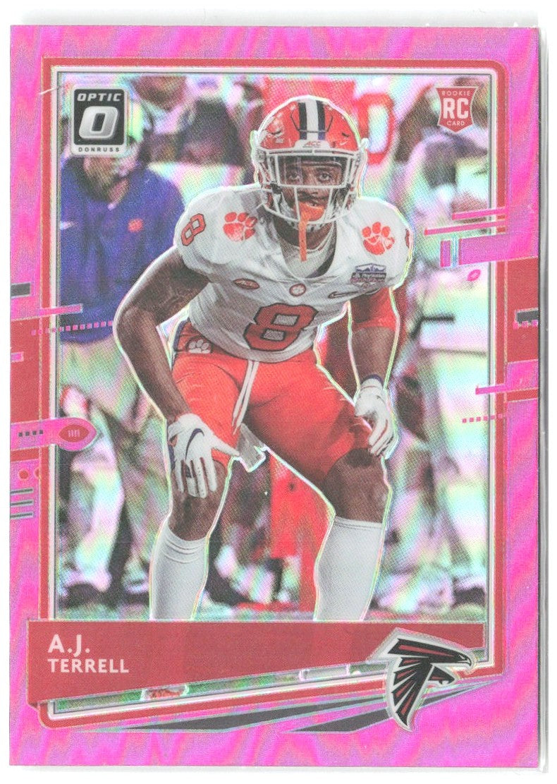 A.J. Terrell Donruss Optic - Pink 105 2020 Atlanta Falcons