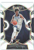 Jaden McDaniels Panini Select - Silver Prizms 88 2020-21 Minnesota Timberwolves