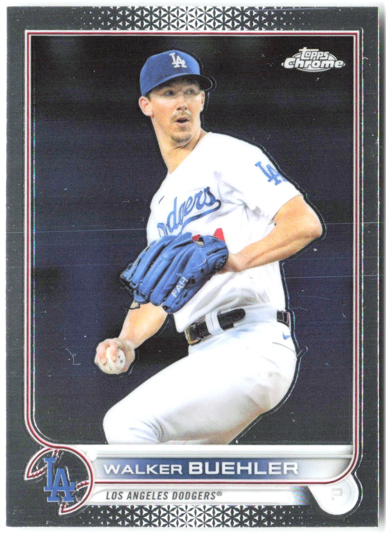 Walker Buehler Topps Chrome 123 2022 Los Angeles Dodgers