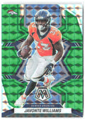 Javonte Williams Panini Mosaic - Mosaic Green 61 2022 Denver Broncos