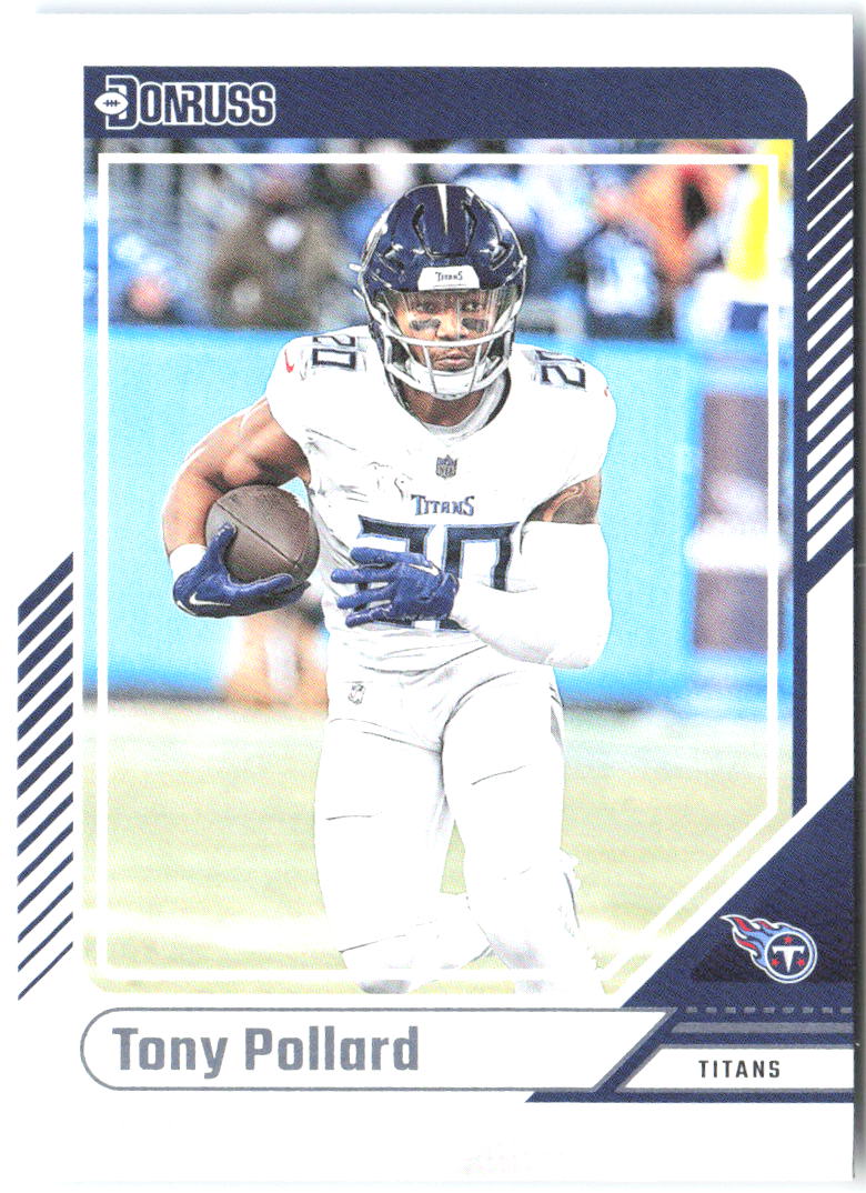 Tony Pollard Donruss 194 2024 Tennessee Titans