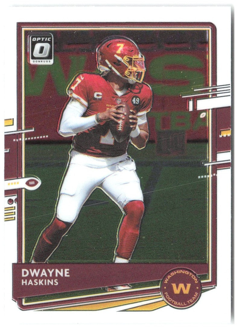 Dwayne Haskins Donruss Optic 98 2020 Washington Football Team