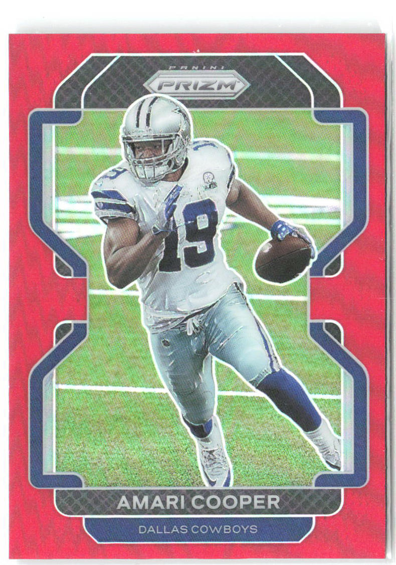 Amari Cooper Panini Prizm - Red 238 2021 Dallas Cowboys