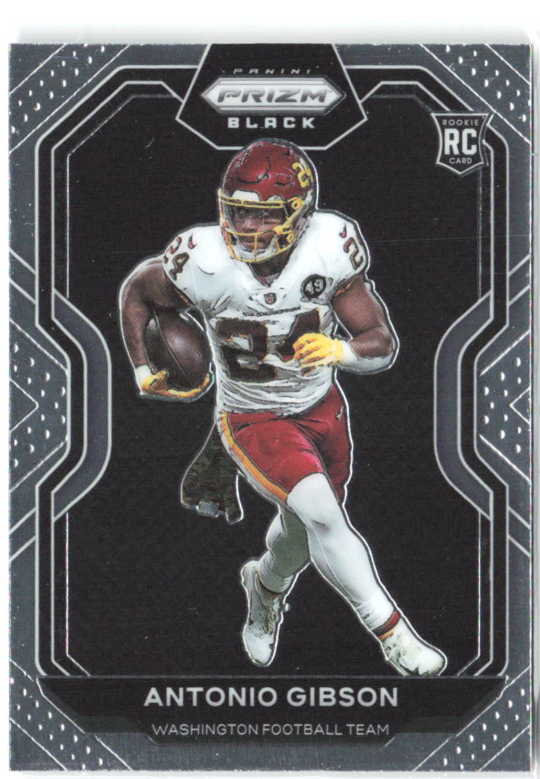 Antonio Gibson Panini Chronicles Prizm Black PB-18 2020 Washington Football Team