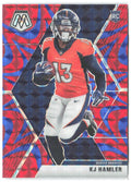 KJ Hamler Panini Mosaic - Prizm Reactive Blue 219 2020 Denver Broncos