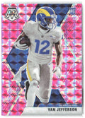 Van Jefferson Panini Mosaic - Prizm Camo Pink 224 2020 Los Angeles Rams
