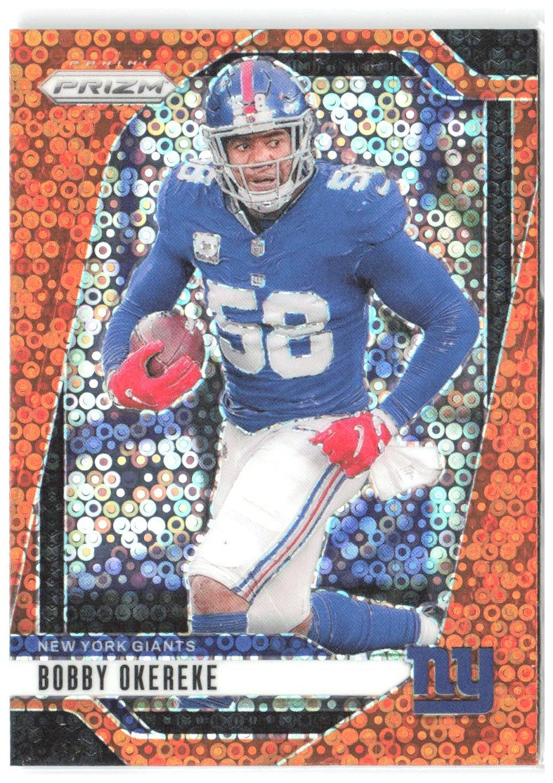 Bobby Okereke Panini Prizm - Disco 216 2024 New York Giants