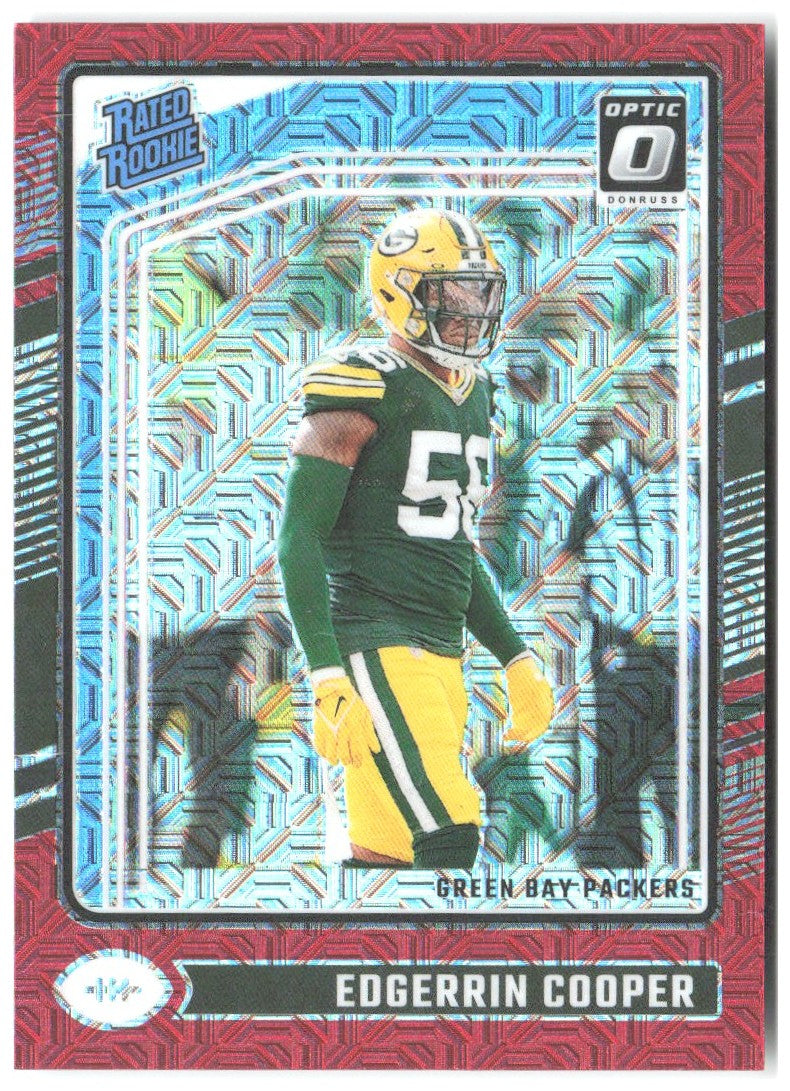 Edgerrin Cooper Donruss Optic - Red Mojo 231 2024 Green Bay Packers