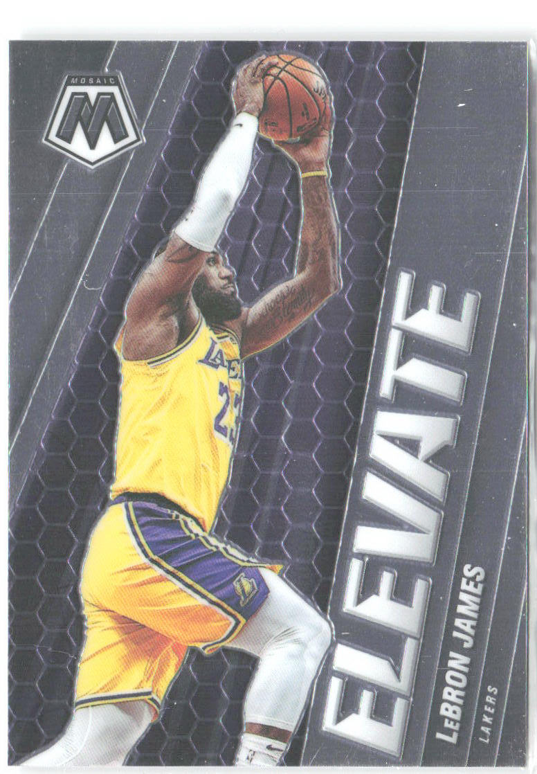 LeBron James Panini Mosaic - Elevate 23 2020-21 Los Angeles Lakers