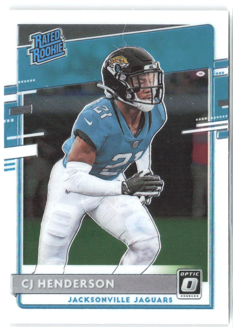 CJ Henderson Donruss Optic 198 2020 Jacksonville Jaguars RC