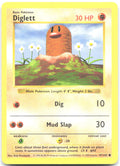 Diglett Unlimited Common Base Set Shadowless 047/102 LP Keiji Kinebuchi