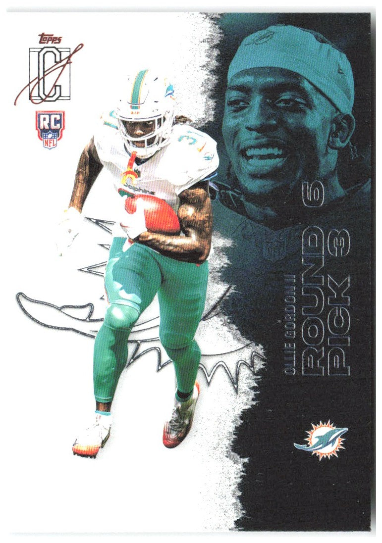 Ollie Gordon II Topps Signature Class 126 2025 Miami Dolphins RC