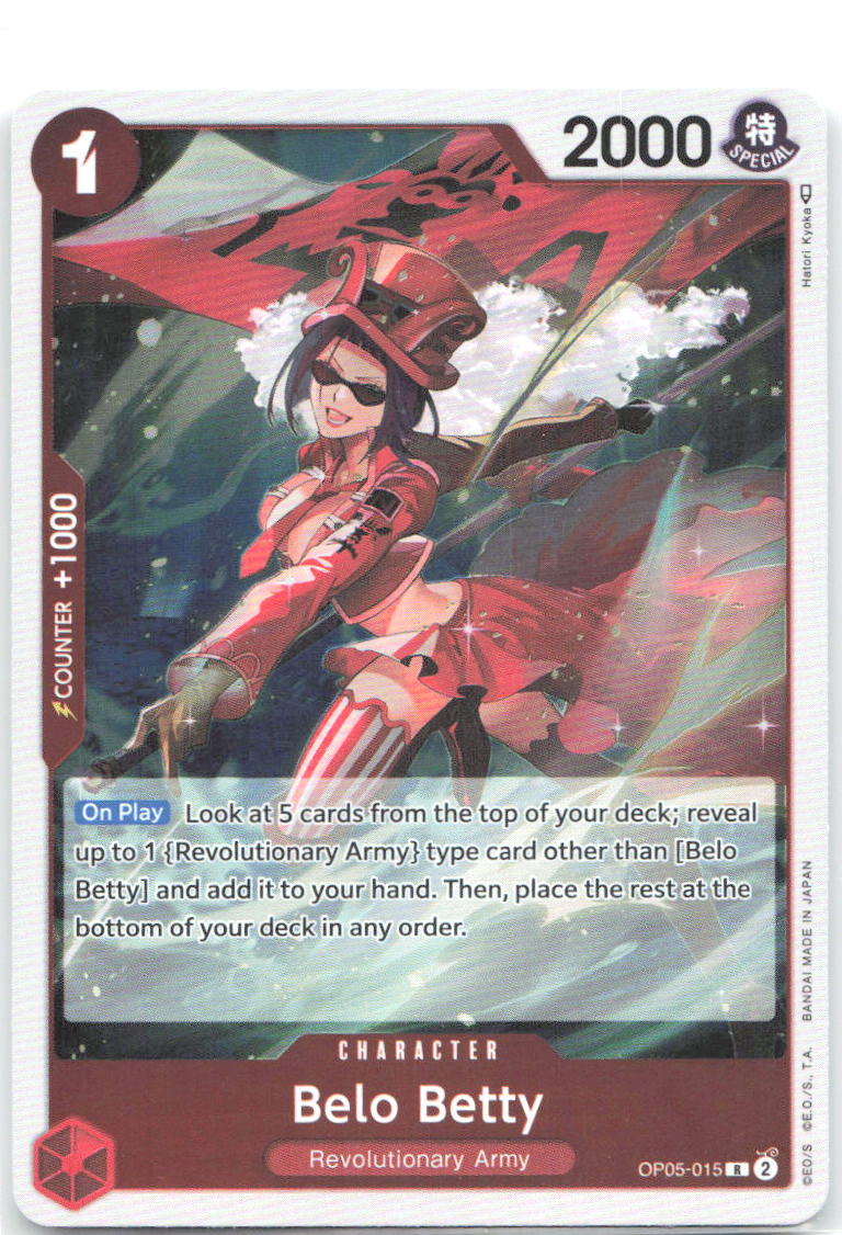 Belo Betty 015 Foil R Awakening of the New Era OP05 015 NM