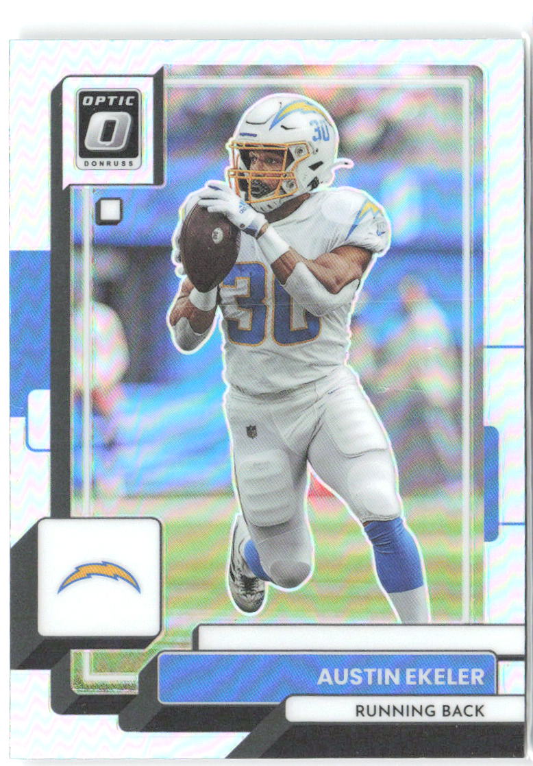 Austin Ekeler Donruss Optic - Holo 109 2022 Los Angeles Chargers