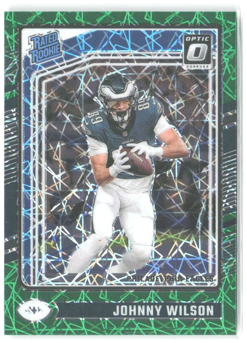 Johnny Wilson Donruss Optic - Green Velocity 256 2024 Philadelphia Eagles