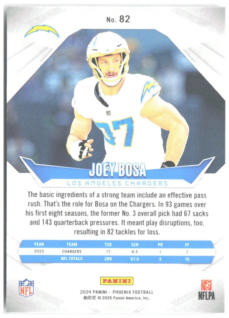 Joey Bosa Panini Phoenix - International 82 2024 Los Angeles Chargers