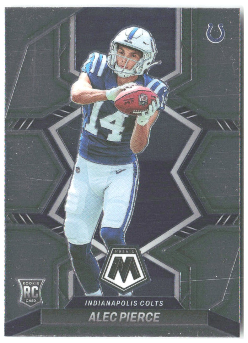 Alec Pierce Panini Mosaic 329 2022 Indianapolis Colts RC