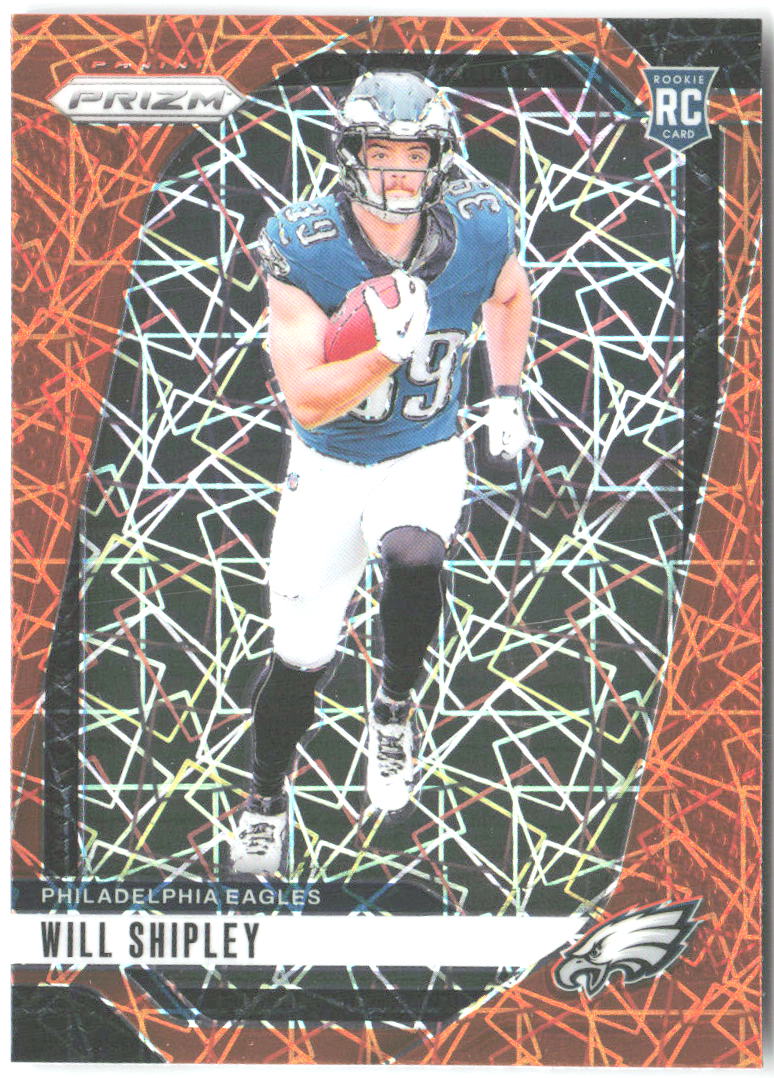Will Shipley Panini Prizm - Lazer 397 2024 Philadelphia Eagles