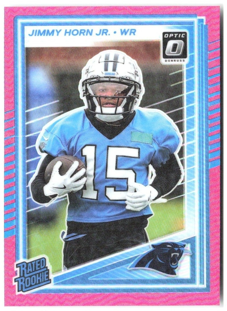 Jimmy Horn Jr. Donruss Optic - Pink 281 2025 Carolina Panthers