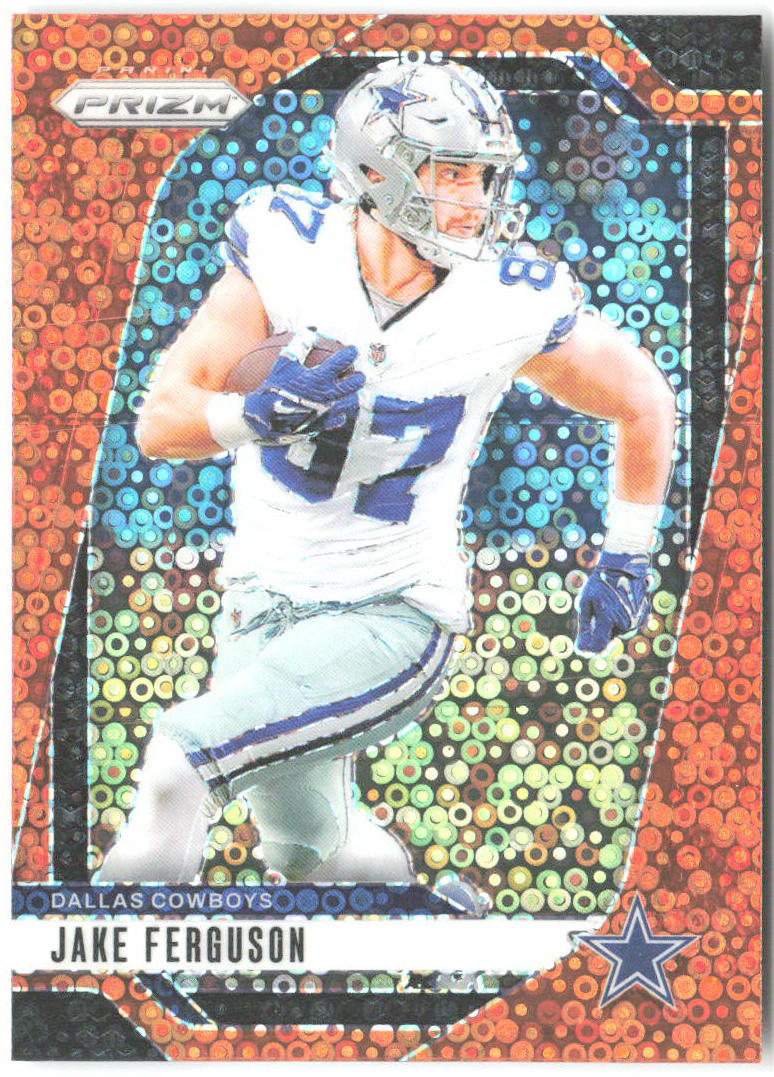Jake Ferguson Panini Prizm - Disco 76 2024 Dallas Cowboys